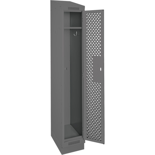 Casiers Clean Line, 12" x 12" x 82", Acier, Charbon, Rivet (assembl&eacute;), Perfor&eacute; MAS Chibougamau