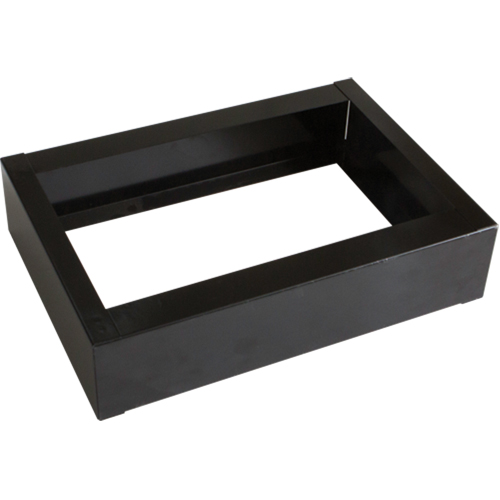 Base encastr&eacute;e pour casiers robustes enti&egrave;rement soud&eacute;e Concorde, 1 Blocs, 4" lo x 12" la x 17" p, Noir, Acier MAS Chibougamau