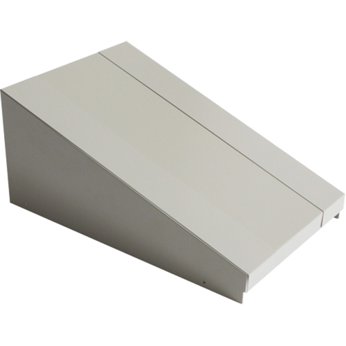 All-Welded Concorde - Heavy-Duty Lockers Sloping Top, 1 Bank, 18" D x 12" W x 6" H, Grey, Steel MAS Chibougamau