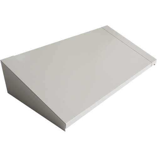 Dessus inclin&eacute; pour casiers robustes enti&egrave;rement soud&eacute; Concorde, Bloc de 3, 18" p x 36" la x 6" ha, Gris, Acier MAS Chibougamau