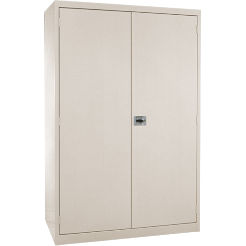 Armoires de rangement Hi-Boy profondes, Acier, 4 Tablettes, 72" h x 36" la x 24" P, Beige MAS Chibougamau