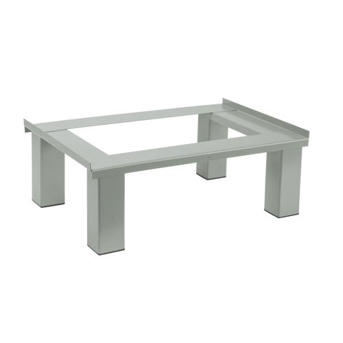 Free Standing Base, 3 Banks, 6" H x 36" W x 18" D, Grey, Steel MAS Chibougamau
