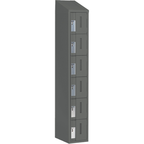 Casiers robustes Concorde, 6 niveaux, 12" x 18" x 78", Acier, Charbon, Soud&eacute; (assembl&eacute;) MAS Chibougamau