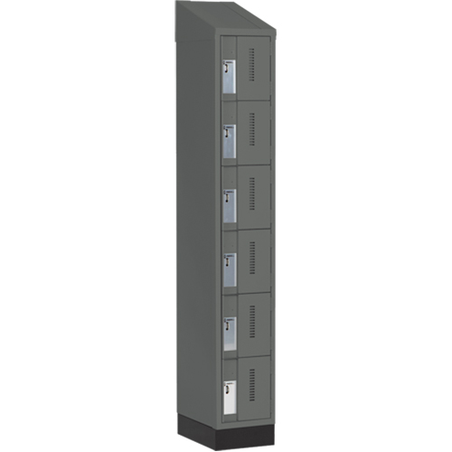 Casiers robustes Concorde, 6 niveaux, 12" x 18" x 82", Acier, Charbon, Soud&eacute; (assembl&eacute;) MAS Chibougamau