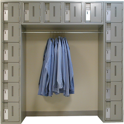 Archettes Concorde Heavy Duty Lockers, 16 -tier, Bank of 3, 18" x 72" x 72", Steel MAS Chibougamau