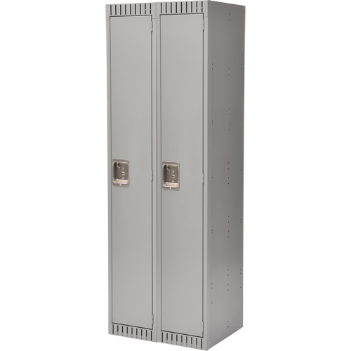 Casiers, Bloc de 2, 24" x 18" x 72", Acier, Gris, Rivet (assembl&eacute;) MAS Chibougamau