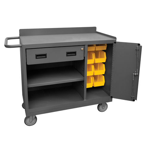 Armoire d'&eacute;tabli mobile, Acier Surface MAS Chibougamau
