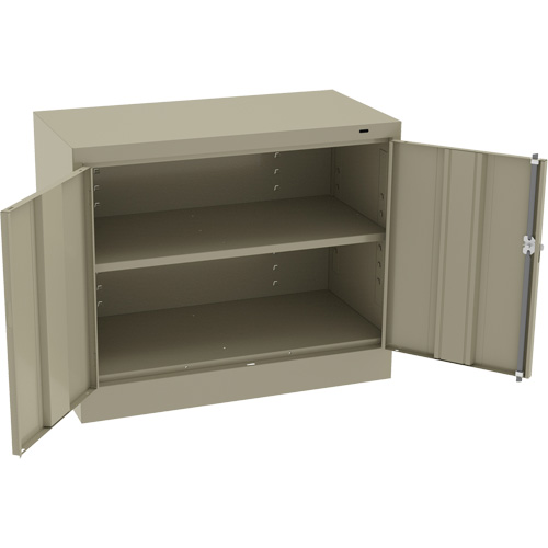 Standard Desk-High Cabinet, Steel, 30" H x 36" W x 18" D, Beige MAS Chibougamau