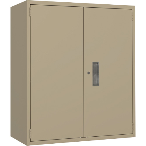 Armoire de rangement Lo-Boy, Acier, 2 Tablettes, 40" h x 36" la x 18" P, Beige MAS Chibougamau