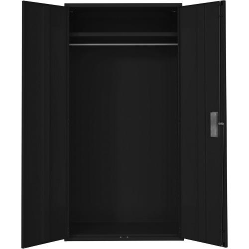 Wardrobe Storage Cabinet, Steel, 36" W x 18" D x 72" H, Black MAS Chibougamau
