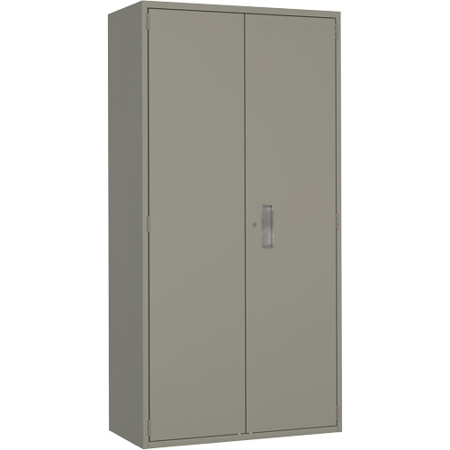 Armoire garde-robe, Acier, 36" la x 18" p x 72" h, Gris MAS Chibougamau