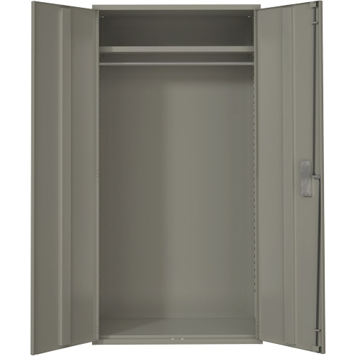 Armoire garde-robe, Acier, 36" la x 18" p x 72" h, Gris MAS Chibougamau