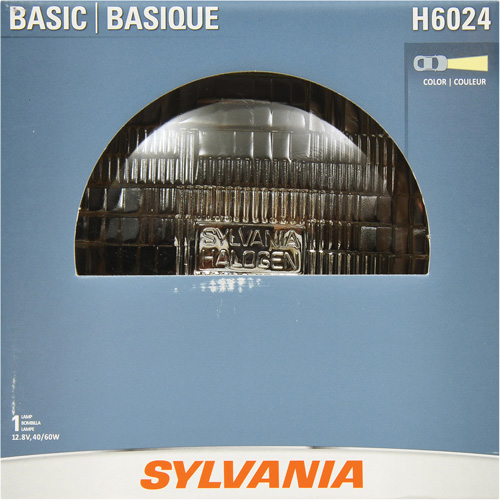 H6024 Basic Sealed Beam Headlight, 40 W, Off White MAS Chibougamau