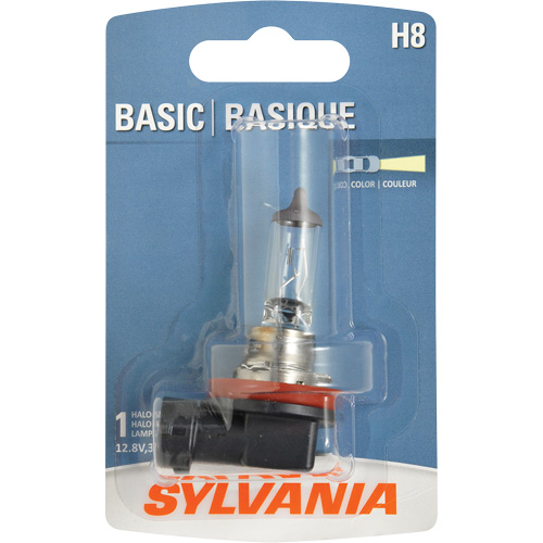 H8 Basic Headlight Bulb, Halogen, 35 W, Off White MAS Chibougamau