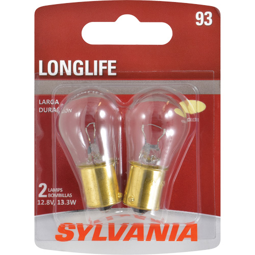 93 Long Life Mini Automotive Bulb, Incandescent, 13.3 W MAS Chibougamau