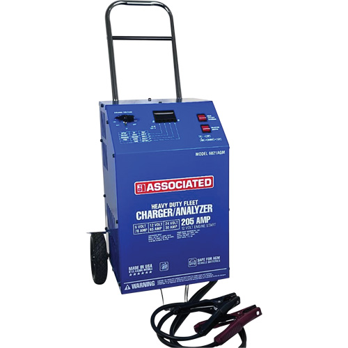 Chargeur & analyseur 6/12/24 V HD pour parc automobile MAS Chibougamau