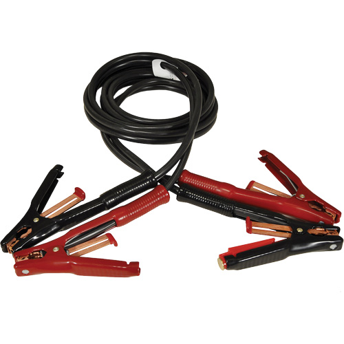 Super Heavy-Duty Booster Cable with Flexi-Spring Strain, 5 AWG, 500 A, 12' Cable MAS Chibougamau