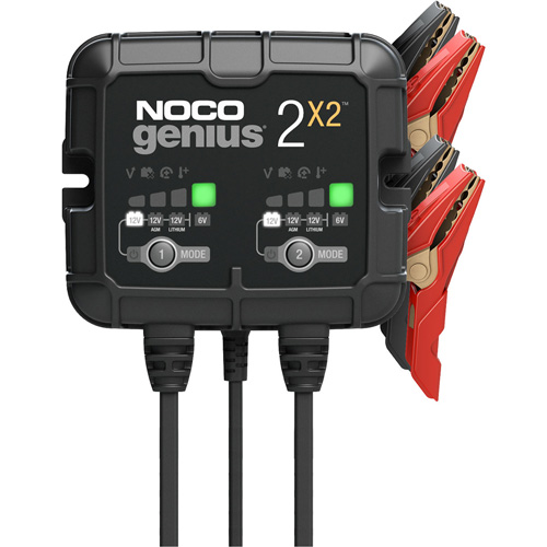Chargeur de batterie 2 sorties de 4 A Genius 2X2 MAS Chibougamau