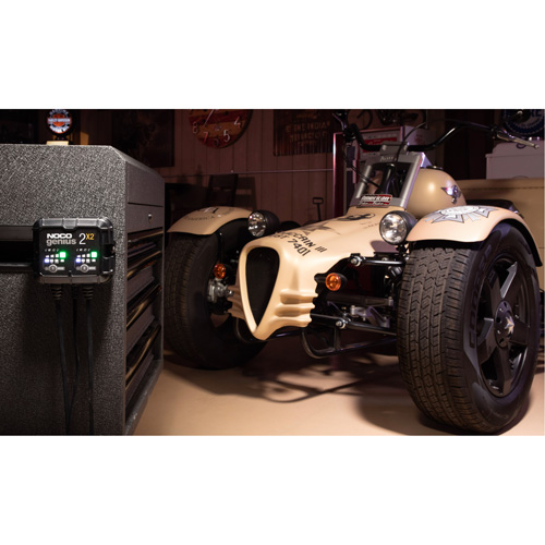 Chargeur de batterie 2 sorties de 4 A Genius 2X2 MAS Chibougamau