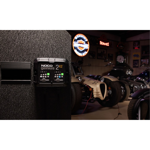 Chargeur de batterie 2 sorties de 4 A Genius 2X2 MAS Chibougamau