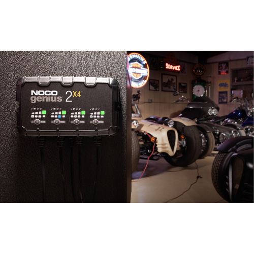 Genius&reg; 2X4 4-Bank, 8-Amp Battery Charger MAS Chibougamau