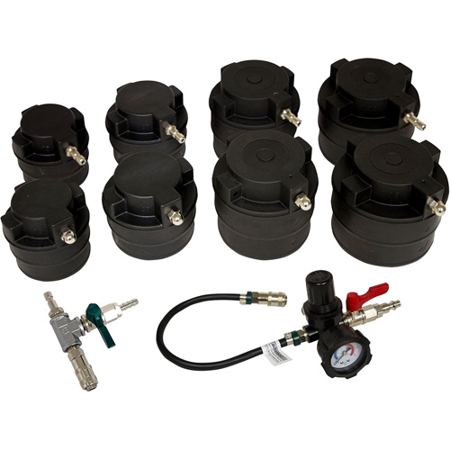 10-Piece HD Turbo Air System Test Kit with Smoke Adapter MAS Chibougamau