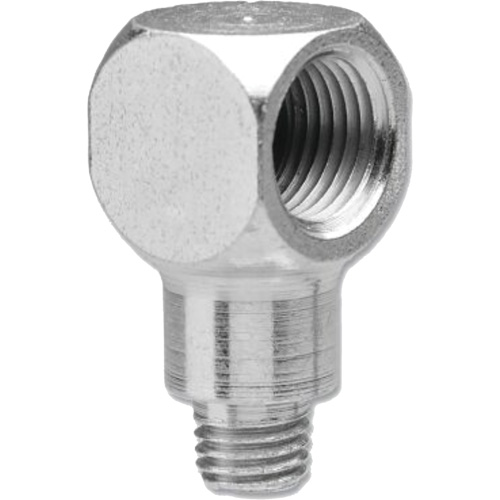 Grease Fitting Adapter with 90-Degree Angle, 1/4"-28 Thread MAS Chibougamau