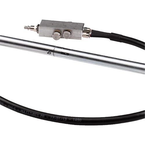 Cric portatif &agrave; 2 &eacute;tapes, 11 tonne(s)/22 tonne(s), Air comprim&eacute;/hydraulique MAS Chibougamau