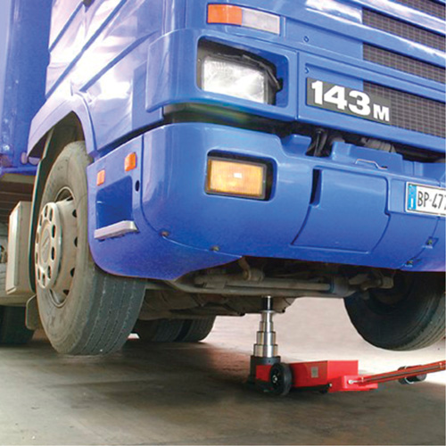 Cric &agrave; 4 &eacute;tapes, 17 tonne(s)/28 tonne(s)/55 tonnes/88 tonnes, Air comprim&eacute;/hydraulique MAS Chibougamau