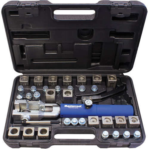 Jeu d'outils &agrave; &eacute;vaser hydraulique universel avec manche bleu & jeu d'adaptateurs MAS Chibougamau