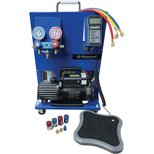 Dual R134A/R1234Yf Single-Stage Portable Electronic Charging Station MAS Chibougamau
