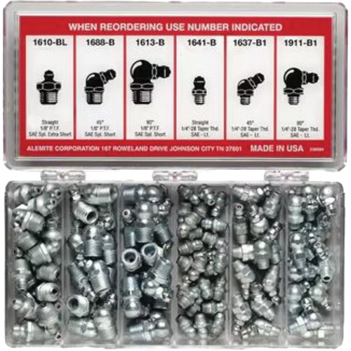 96-Piece Fitting Assortment with Box MAS Chibougamau