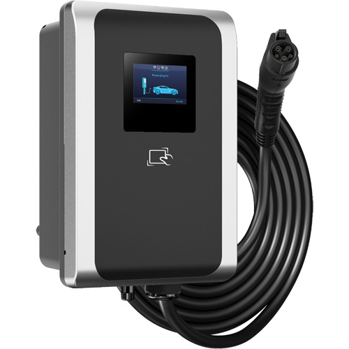 Chargeur pour VE commercial PulseQ AC Max, 48 A, Niveau 2 CA, Connecteur Type 1 (SAE J1772) MAS Chibougamau