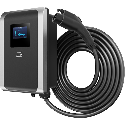 Chargeur pour VE commercial PulseQ AC Max, 48 A, Niveau 2 CA, Connecteur Type 1 (SAE J1772) MAS Chibougamau