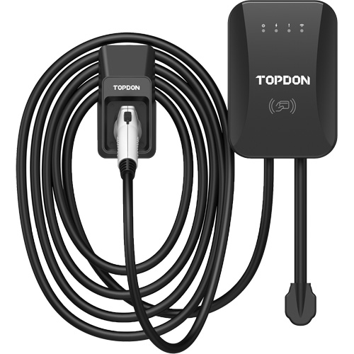 Chargeur r&eacute;sidentiel PulseQ AC pour VE avec mode identification par radiofr&eacute;quence (RFID), 40 A, Niveau 2 CA, Connecteur Type 1 (SAE J1772) MAS Chibougamau