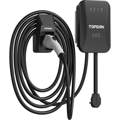 Chargeur r&eacute;sidentiel PulseQ AC pour VE avec mode identification par radiofr&eacute;quence (RFID), 40 A, Niveau 2 CA, Connecteur Type 1 (SAE J1772) MAS Chibougamau