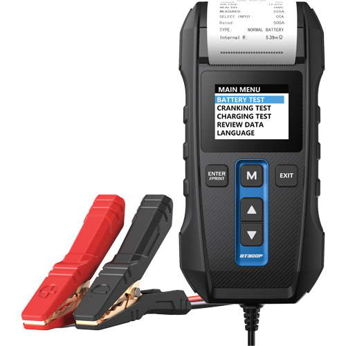 BT300P Battery, Charging & Cranking System Tester with Printer MAS Chibougamau