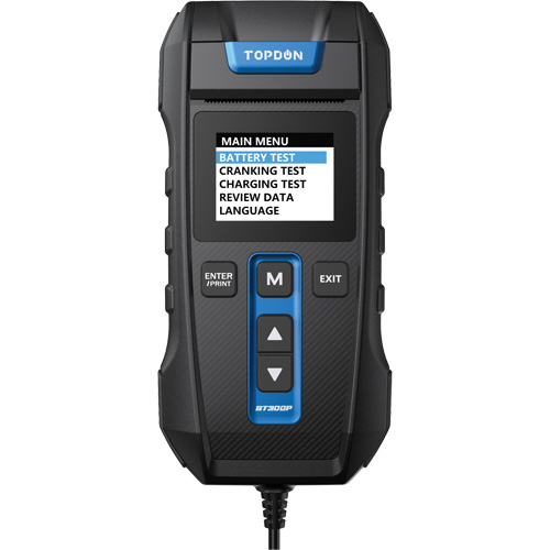 BT300P Battery, Charging & Cranking System Tester with Printer MAS Chibougamau