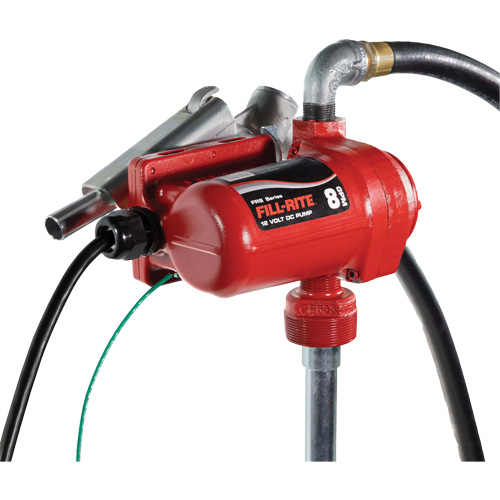 Pompe de transfert de carburant 12 V CC avec pistolet MAS Chibougamau