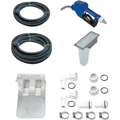 Pompe de transfert de fluide d'&eacute;chappement diesel (DEF) 115 V CA avec support pour cuve GRV et pistolet MAS Chibougamau
