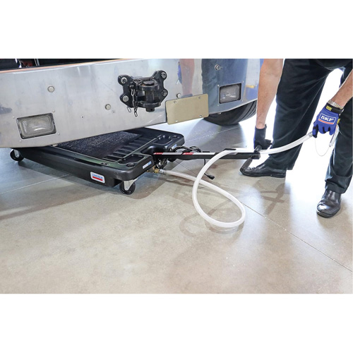 Drain pour camion &agrave; profil bas avec pompe &eacute;lectrique MAS Chibougamau