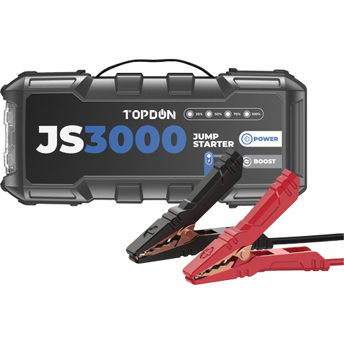 Survolteur, banque d'alimentation et lampe de poche JumpSurge3000 MAS Chibougamau