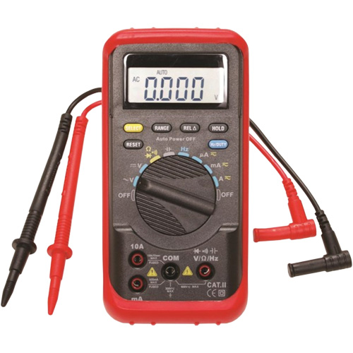 Auto-Ranging Digital Multimeter with Holster MAS Chibougamau