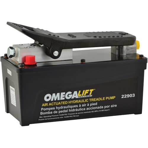 Pompe &agrave; pied pneumatique 10 000 PSI avec r&eacute;servoir de 91,5 po³ MAS Chibougamau