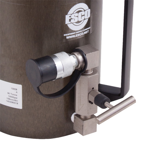 Safety Jack, Locking Collar, 100 tons Capacity, 13-37/100" - 19-3/5" H MAS Chibougamau