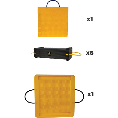 8-Piece CribLok Composite Cribbing System Kit MAS Chibougamau