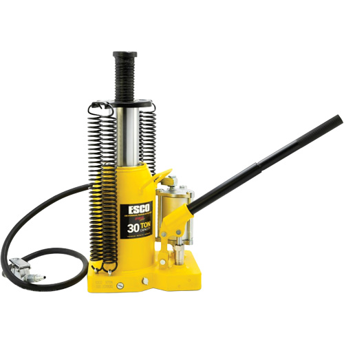 Pro Series  Bottle Jack, 30 tons, Air Hydraulic, 20" Raised Height MAS Chibougamau