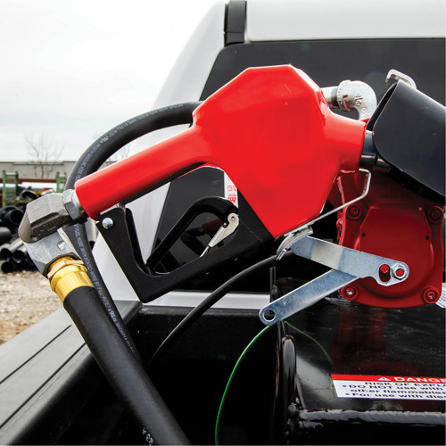 Red Automatic Gasoline Spout Nozzle MAS Chibougamau