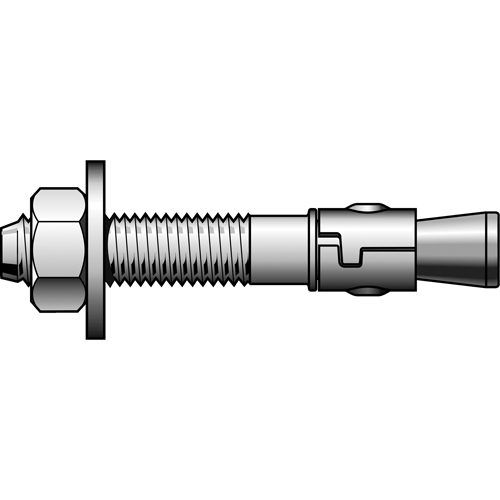 Boulons d'ancrage Power-Stud &agrave; gaine, en acier inoxydable, Acier inoxydable, 1/2" x 2-3/4" MAS Chibougamau