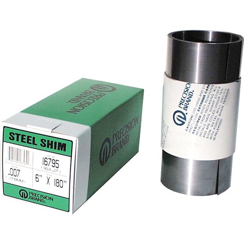 Shim Stock Rolls & Sheets, 0.001" Thickness, Steel MAS Chibougamau